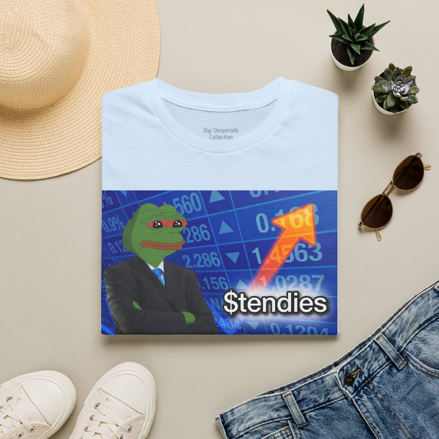 TickerDrip - Customizable Meme & Ticker T-Shirt
